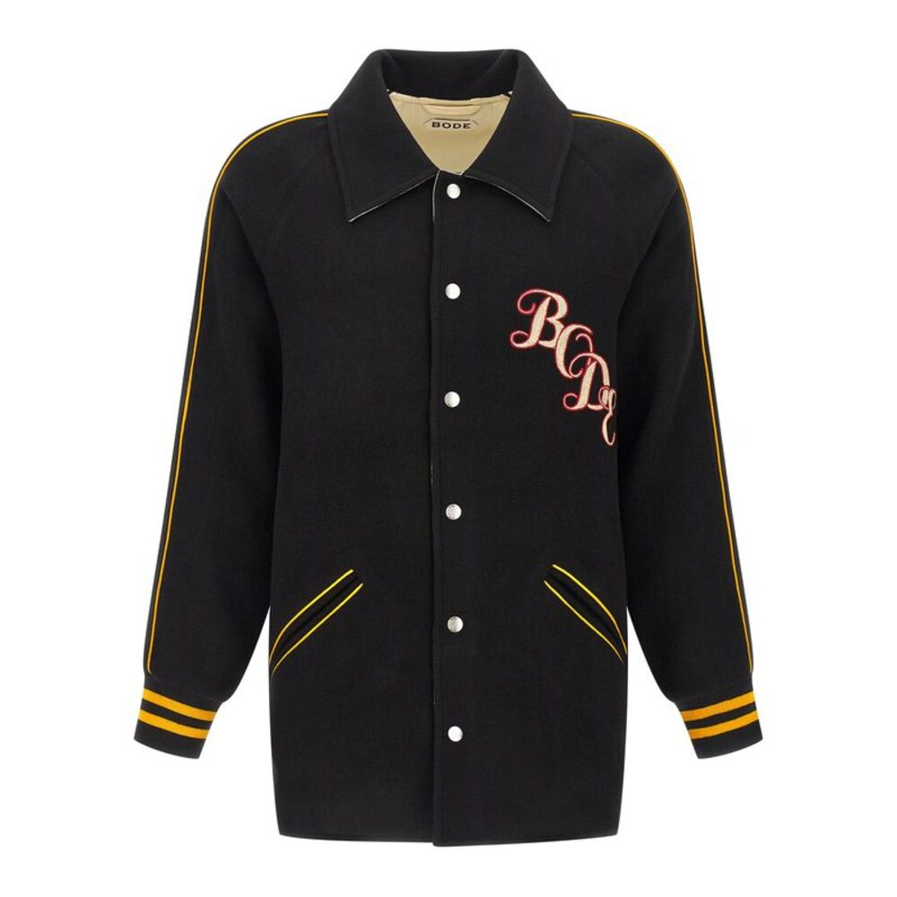 Bode Men 'Monogram Snap' Reversible Jacket
